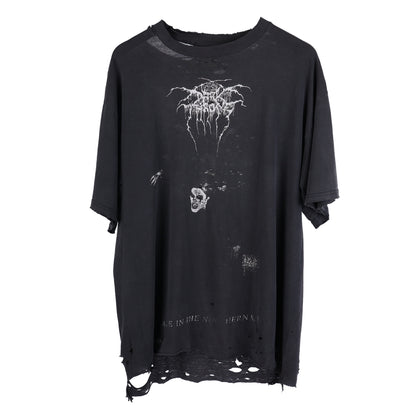 VINTAGE THRASHED FADED 'A BLAZE IN THE NORTHERN SKY' DARK THRONE T-SHIRT
