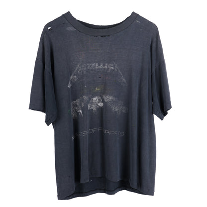 VINTAGE THRASHED FADED METALLICA MASTER OF PUPPETS T-SHIRT