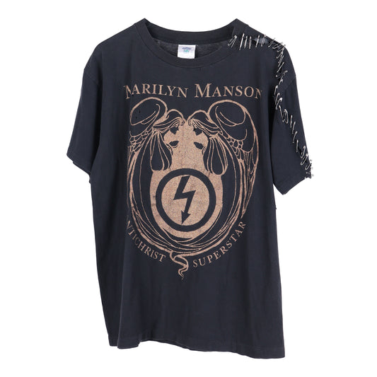 VINTAGE MARILYN MANSON ANTICHRIST SUPERSTAR THRASHED T-SHIRT