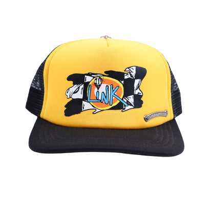 CHROME HEARTS YELLOW LINK TRUCKER HAT MATTY BOY