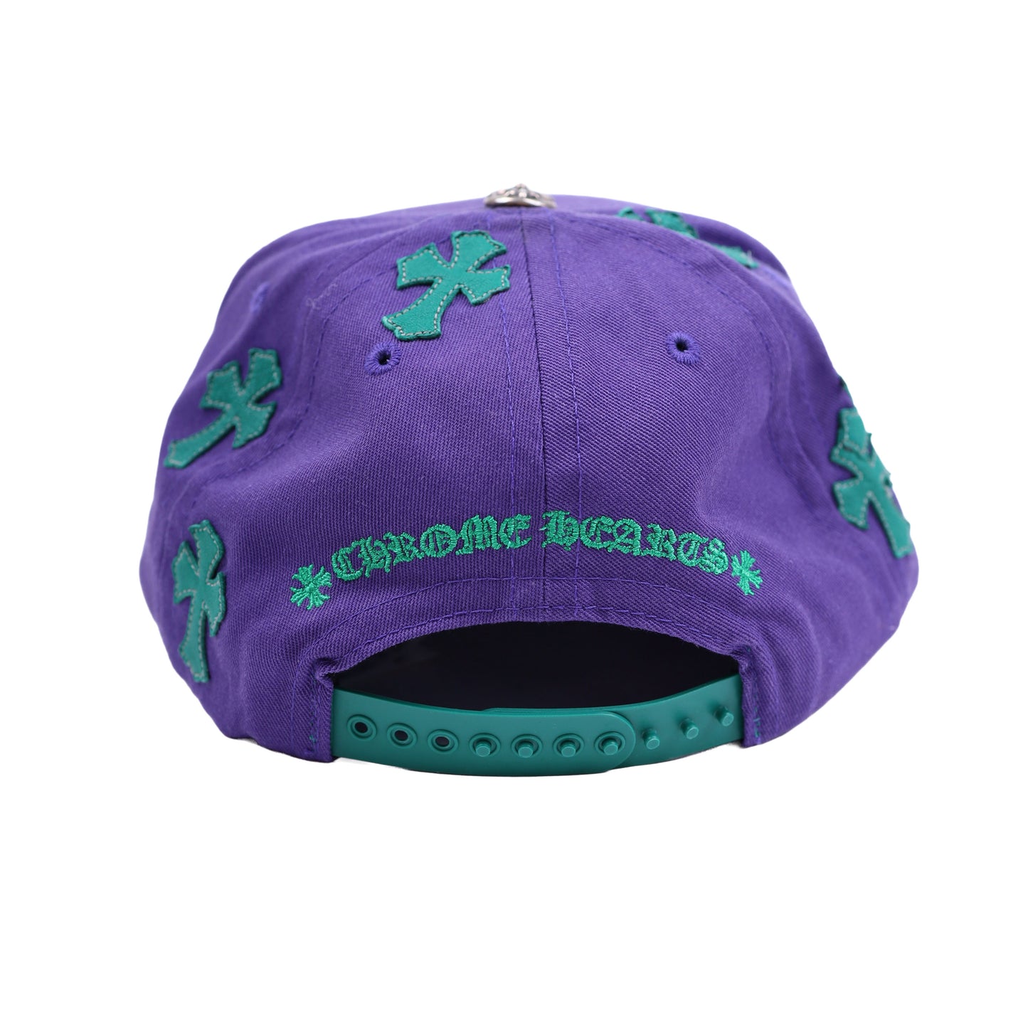 CHROME HEARTS PURPLE/GREEN CH PATCH HAT