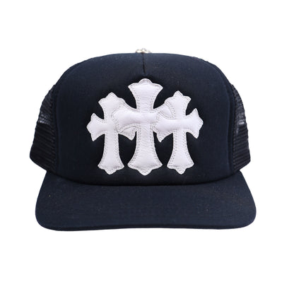 BLACK CEMETERY TRIPLE CROSS HAT