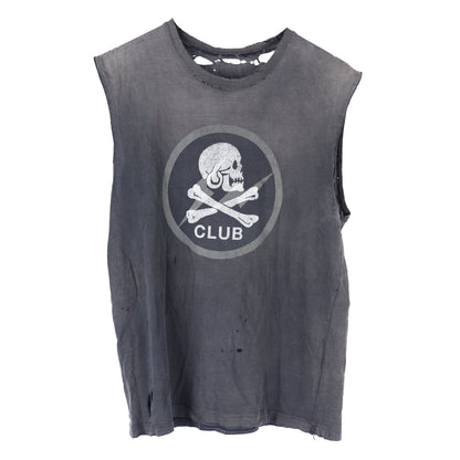 FRAGMENT X NEIGHBORHOOD FADED THRASHED CUT OFF T-SHIRT TANK TOP