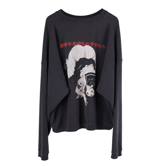BAD SCHOOL GIRL CREWNECK SWEATER
