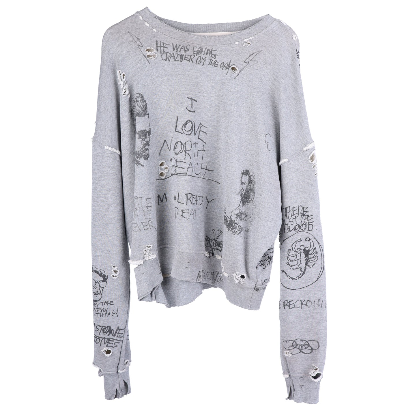 PALY HOLLYWOOD I LOVE NORTH BEACH SWEATER