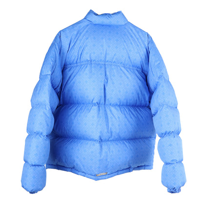 CHROME HEARTS BLUE PLUS MONOGRAM DOWN PUFFER JACKET