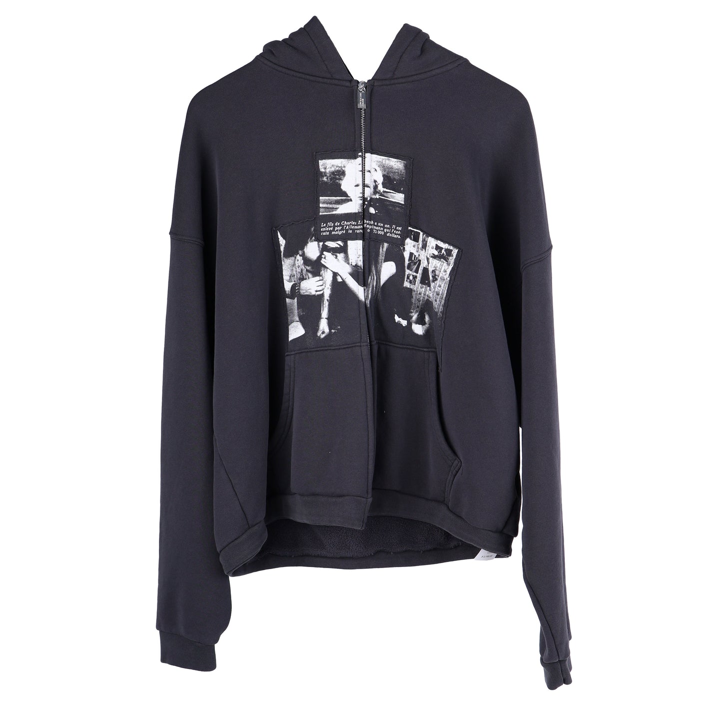 ENFANTS RICHES DEPRIMES MAXFIELD HOODIE 4.5 WAR ZIP UP ASSEMBLAGE XL