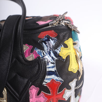 Chrome Hearts CH Multicolor Mini Cross Patch Duffle Bag
