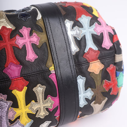 Chrome Hearts CH Multicolor Mini Cross Patch Duffle Bag