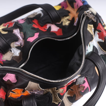 Chrome Hearts CH Multicolor Mini Cross Patch Duffle Bag