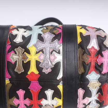 Chrome Hearts CH Multicolor Mini Cross Patch Duffle Bag
