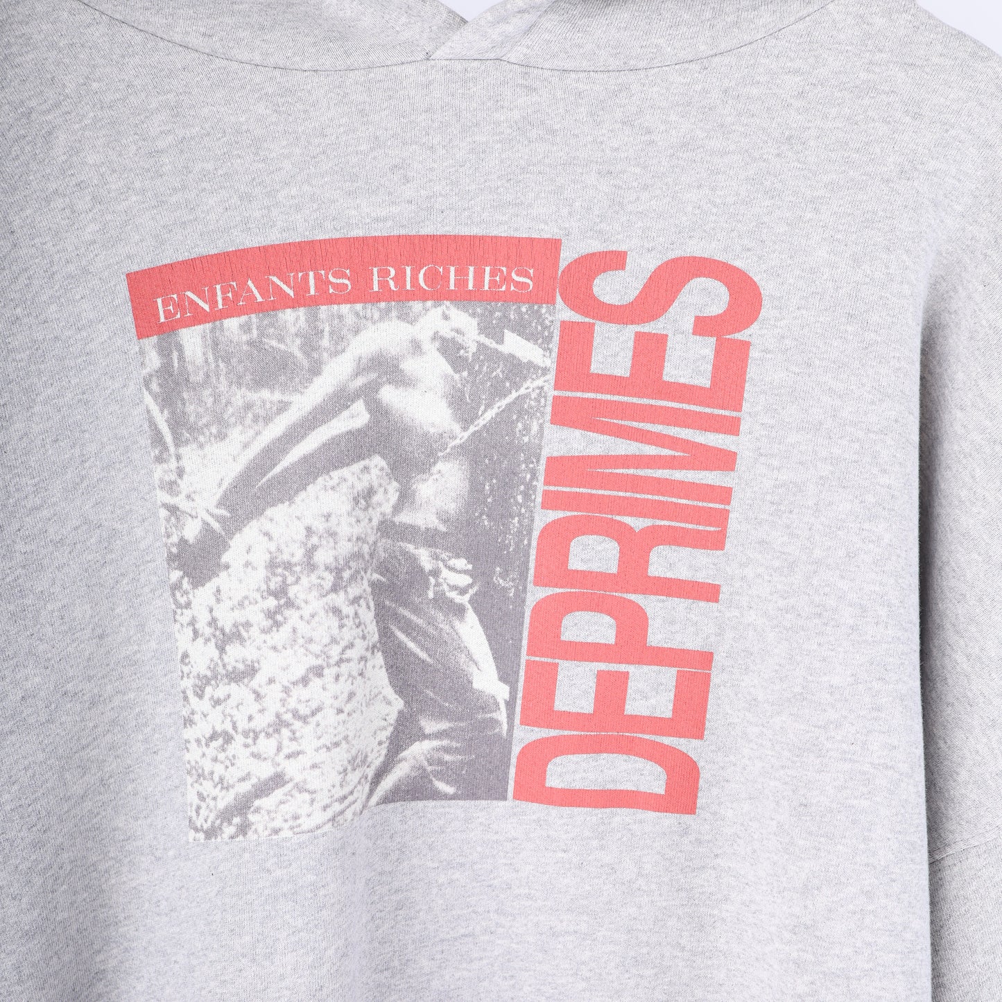 Enfants Riches Déprimés Heather Grey BROOM CHAIN FACE Hoodie