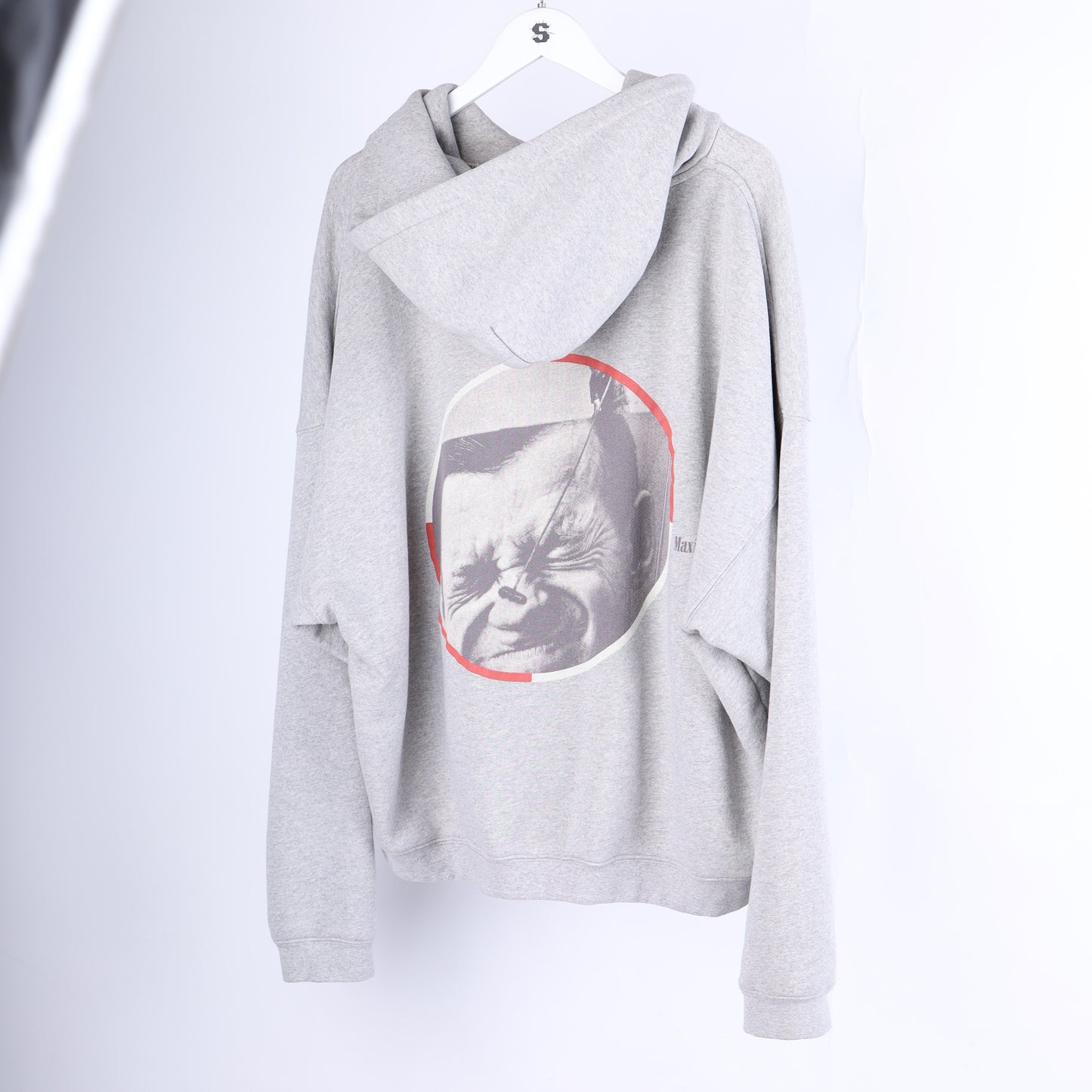 Enfants Riches Déprimés Heather Grey BROOM CHAIN FACE Hoodie