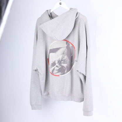 Enfants Riches Déprimés Heather Grey BROOM CHAIN FACE Hoodie