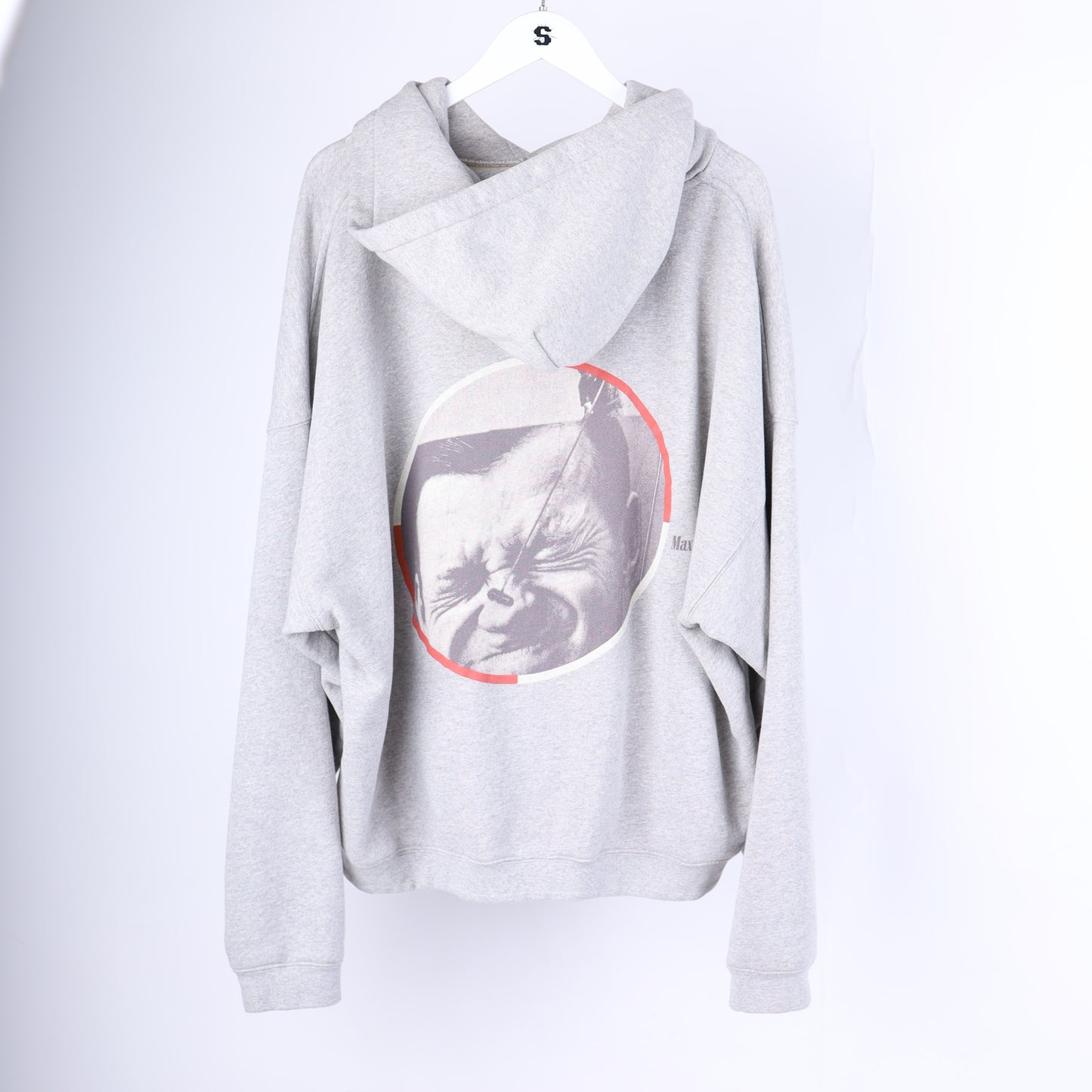 Enfants Riches Déprimés Heather Grey BROOM CHAIN FACE Hoodie