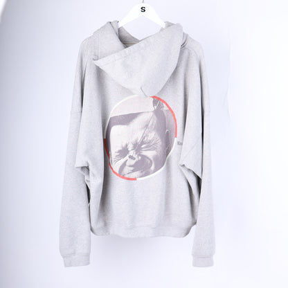 Enfants Riches Déprimés Heather Grey BROOM CHAIN FACE Hoodie