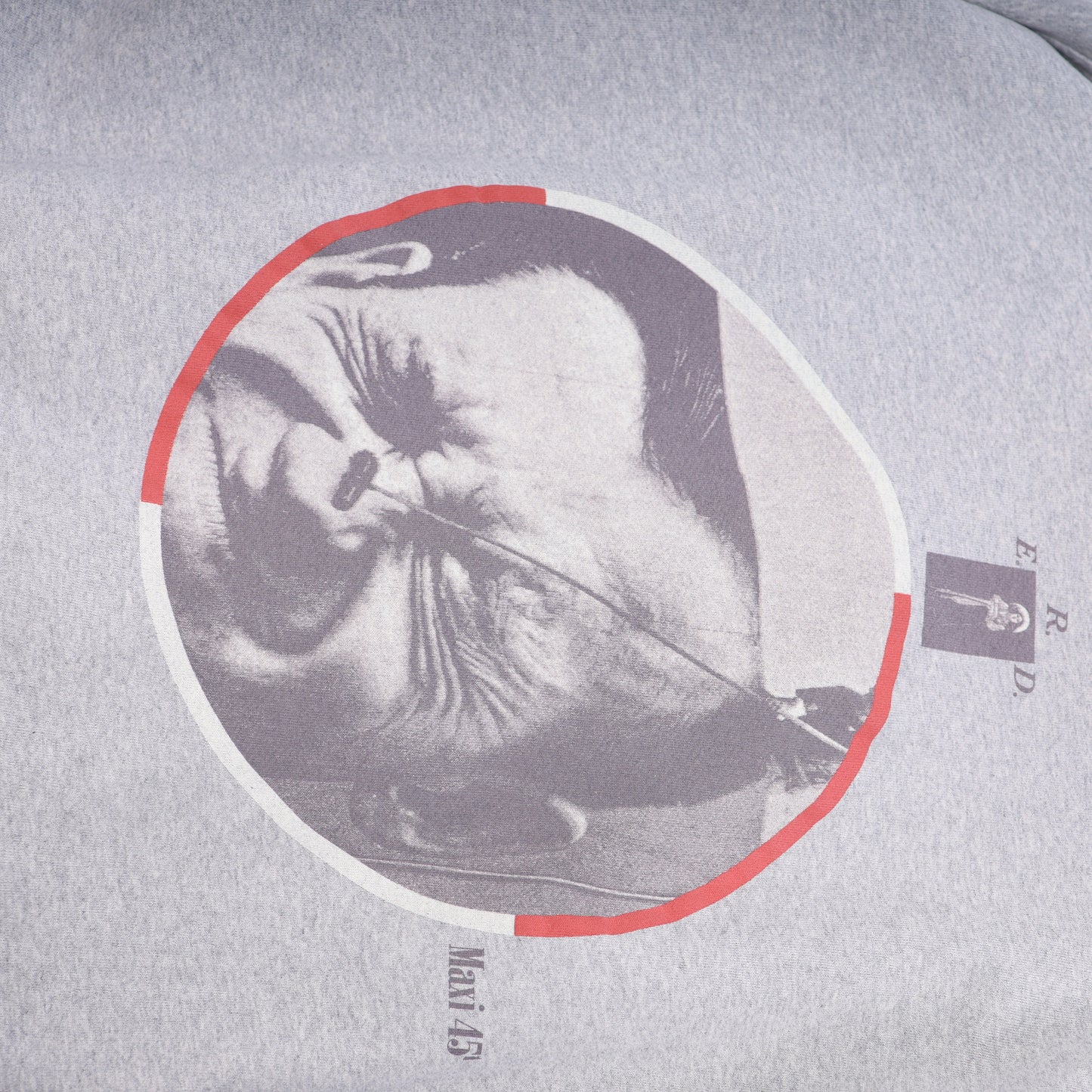 Enfants Riches Déprimés Heather Grey BROOM CHAIN FACE Hoodie