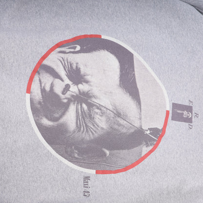 Enfants Riches Déprimés Heather Grey BROOM CHAIN FACE Hoodie