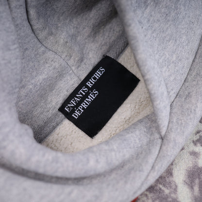 Enfants Riches Déprimés Heather Grey BROOM CHAIN FACE Hoodie