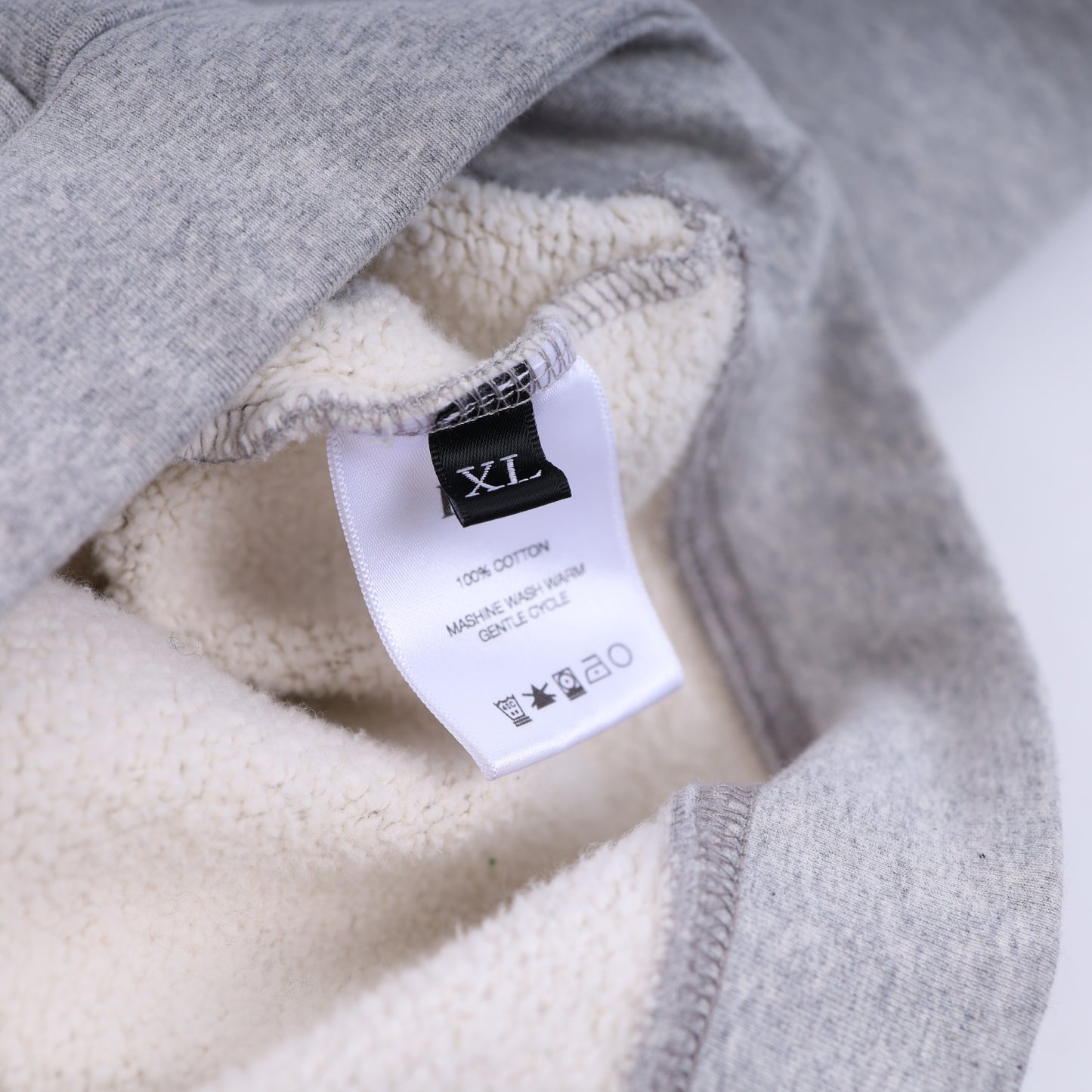 Enfants Riches Déprimés Heather Grey BROOM CHAIN FACE Hoodie