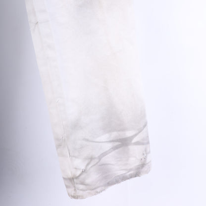 ALEXANDER DIGENOVA WHITE THRASHED PANTS