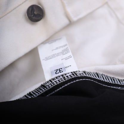 ALEXANDER DIGENOVA WHITE THRASHED PANTS