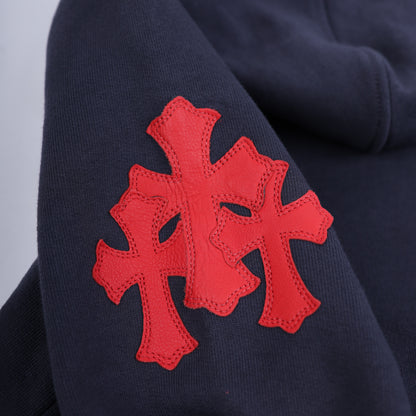 Chrome Hearts Red Paper Jam Hoodie SZ M
