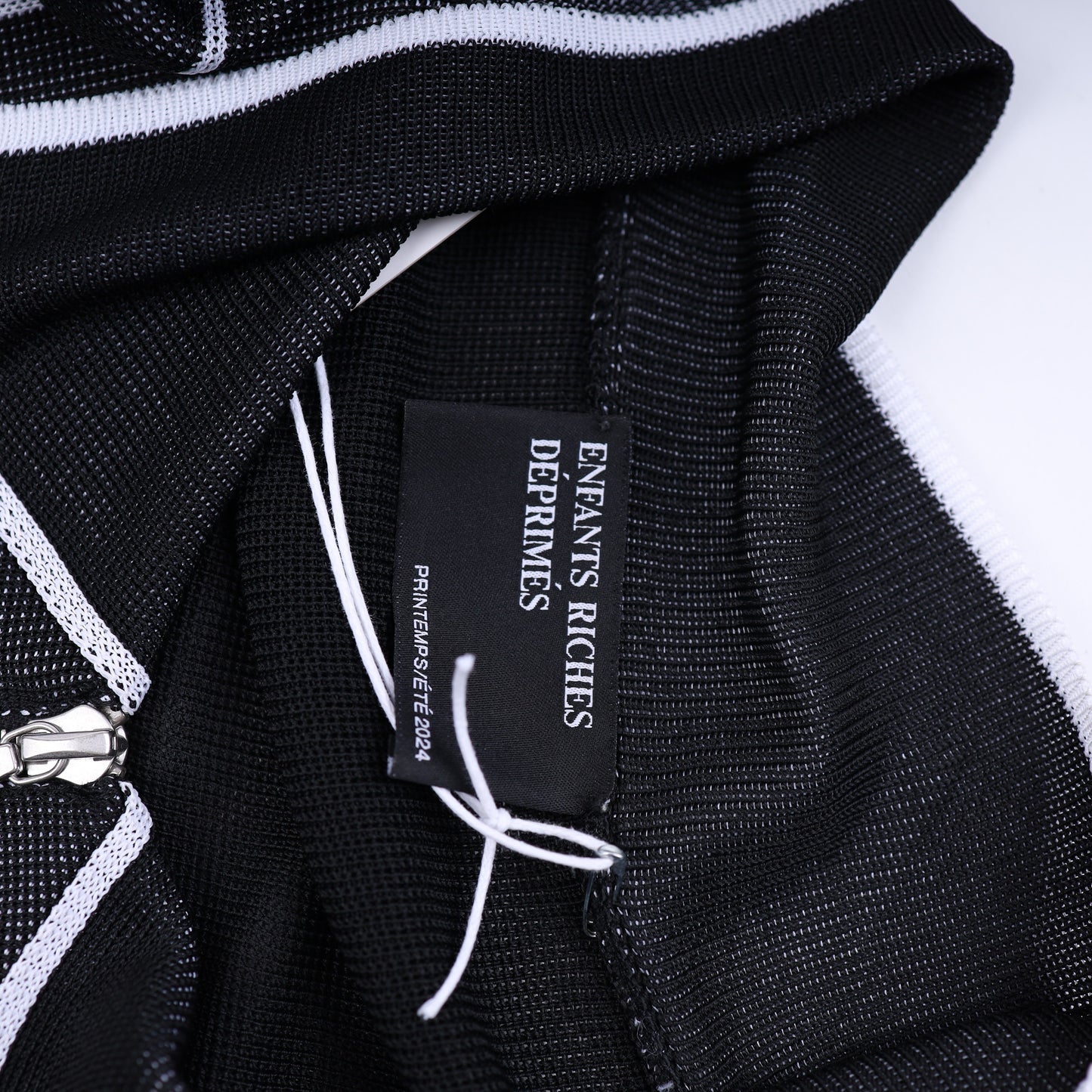 ERD PINSTRIPE POLO ZIP UP