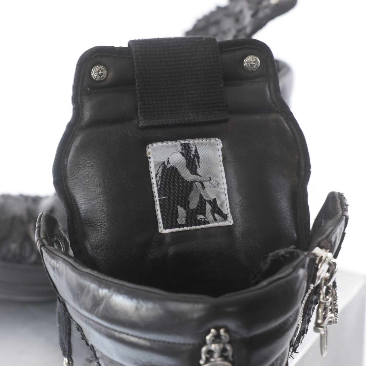 RICK OWENS x Chrome Hearts 1 OF 1 BLACK PYTHON GEOBASKET