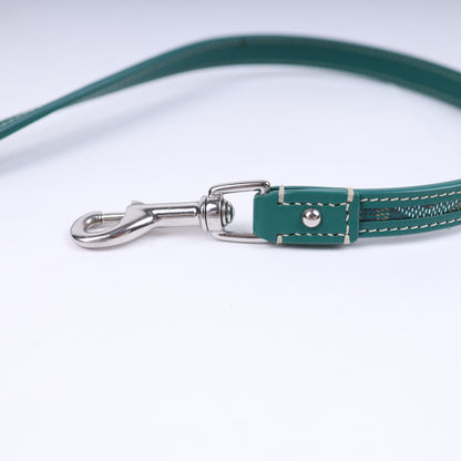 GOYARD GREEN DOG LEASH