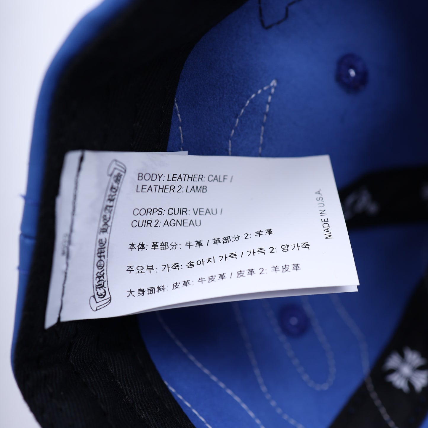 BLUE FLAME GAS STATION FULL LEATHER GUNSLINGER BUCKLE HAT