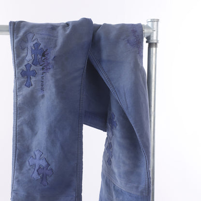 Chrome Hearts French Workwear Cross Patch Pants