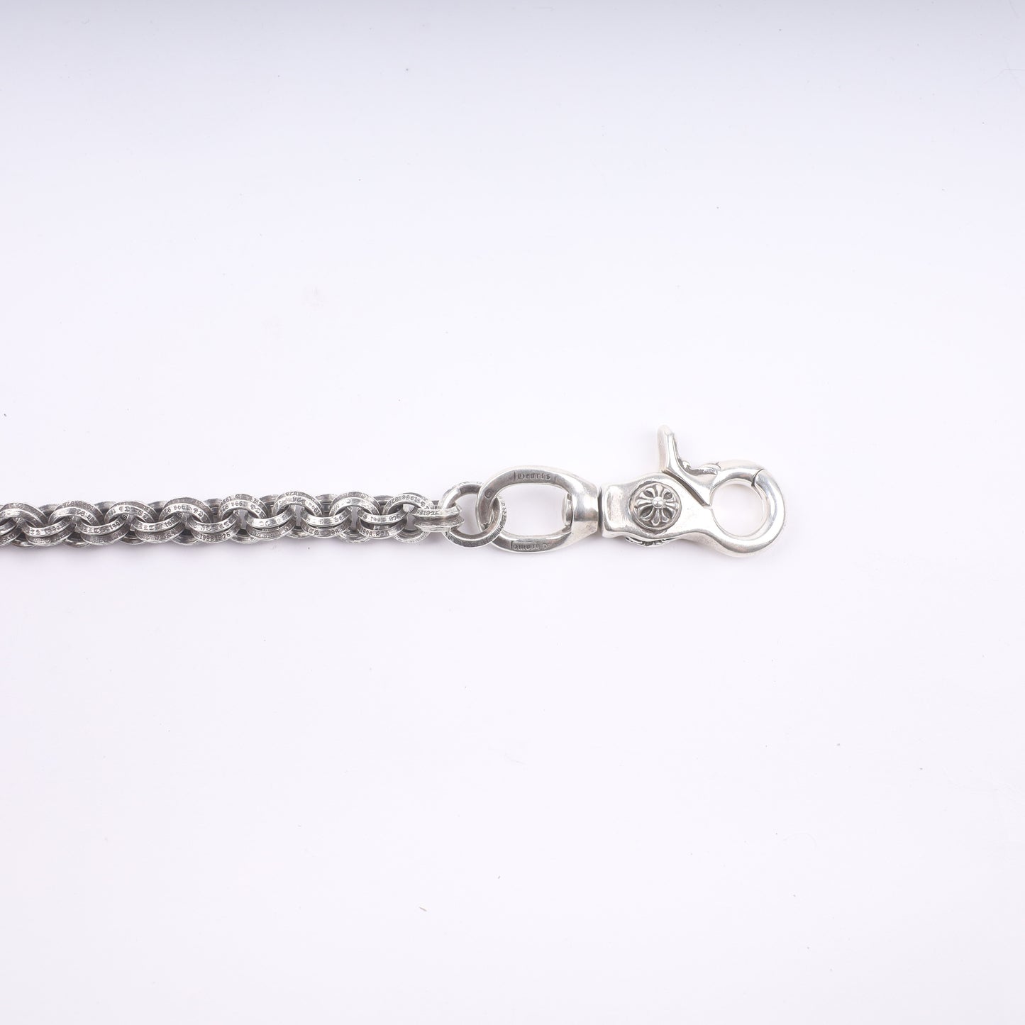 Chrome Hearts 24inch Long Double B Ring Wallet Chain