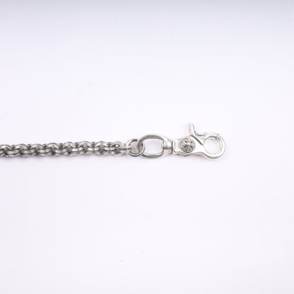Chrome Hearts 24inch Long Double B Ring Wallet Chain