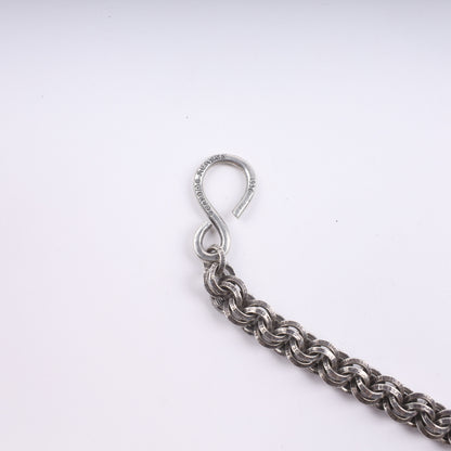 Chrome Hearts 24inch Long Double B Ring Wallet Chain