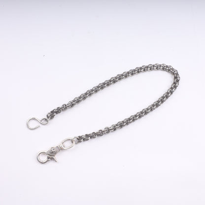 Chrome Hearts 24inch Long Double B Ring Wallet Chain
