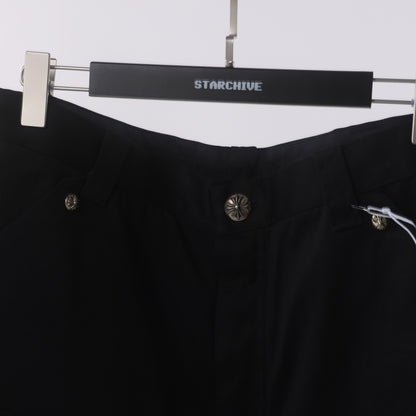 CHROME HEARTS BLACK CARPENTER SHORTS 36