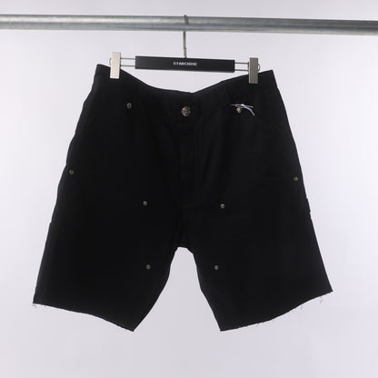 CHROME HEARTS BLACK CARPENTER SHORTS 36