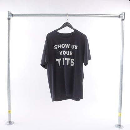 Vintage Show Us Your Tits Old Iron Gym T-Shirt