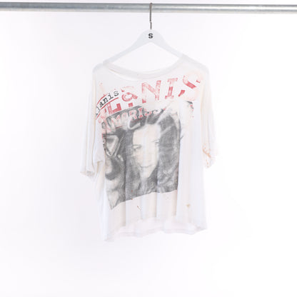 VINTAGE ALANIS MORISETTE THRASHED BAND TEE