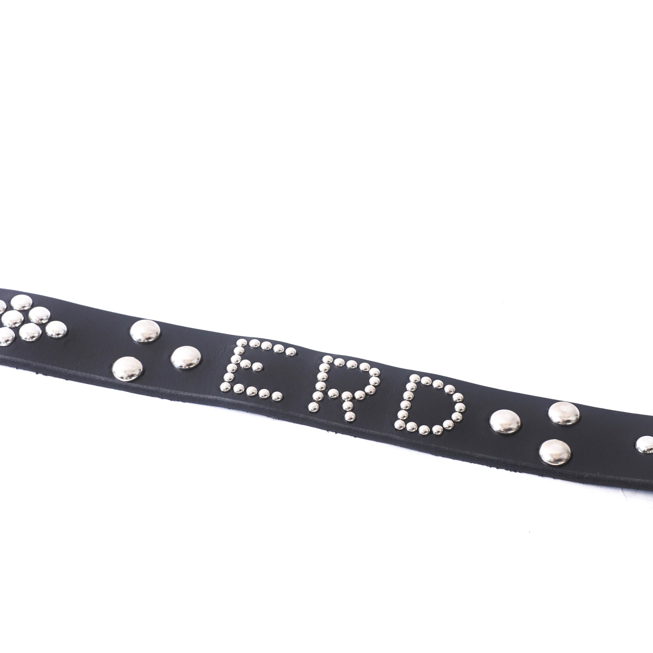 ENFANTS RICHES DEPRIMES STUDDED BLACK 'ERD' BELT 95 – Starchive