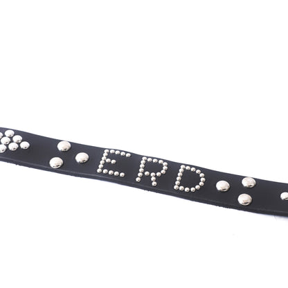 ENFANTS RICHES DEPRIMES STUDDED BLACK 'ERD' BELT 95