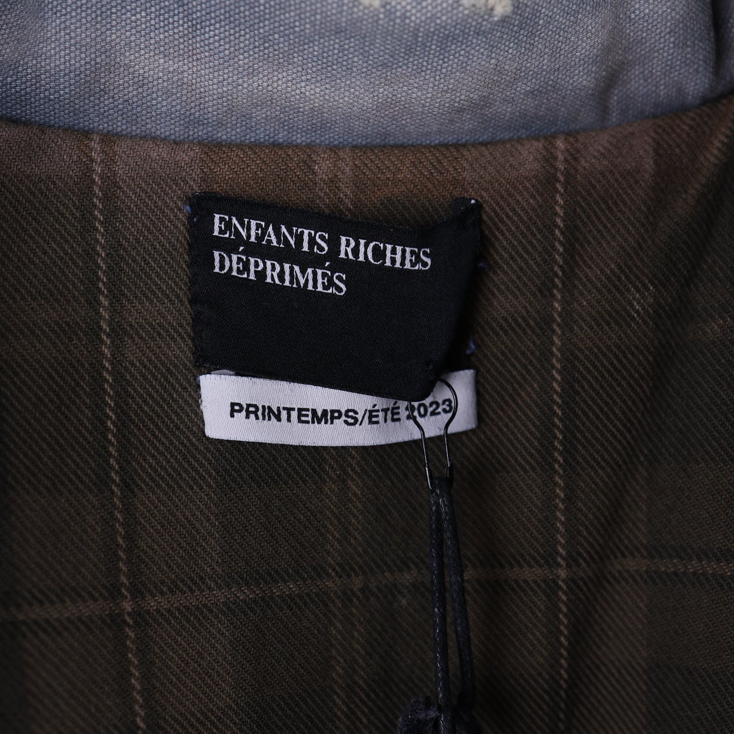 ERD GREY SCREENPRINTED PARKA