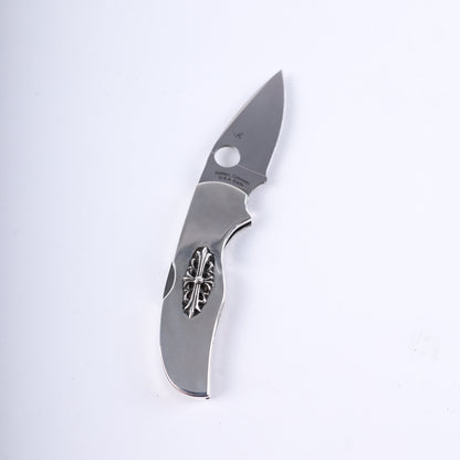 CHROME HEARTS SPYDERCO KNIFE
