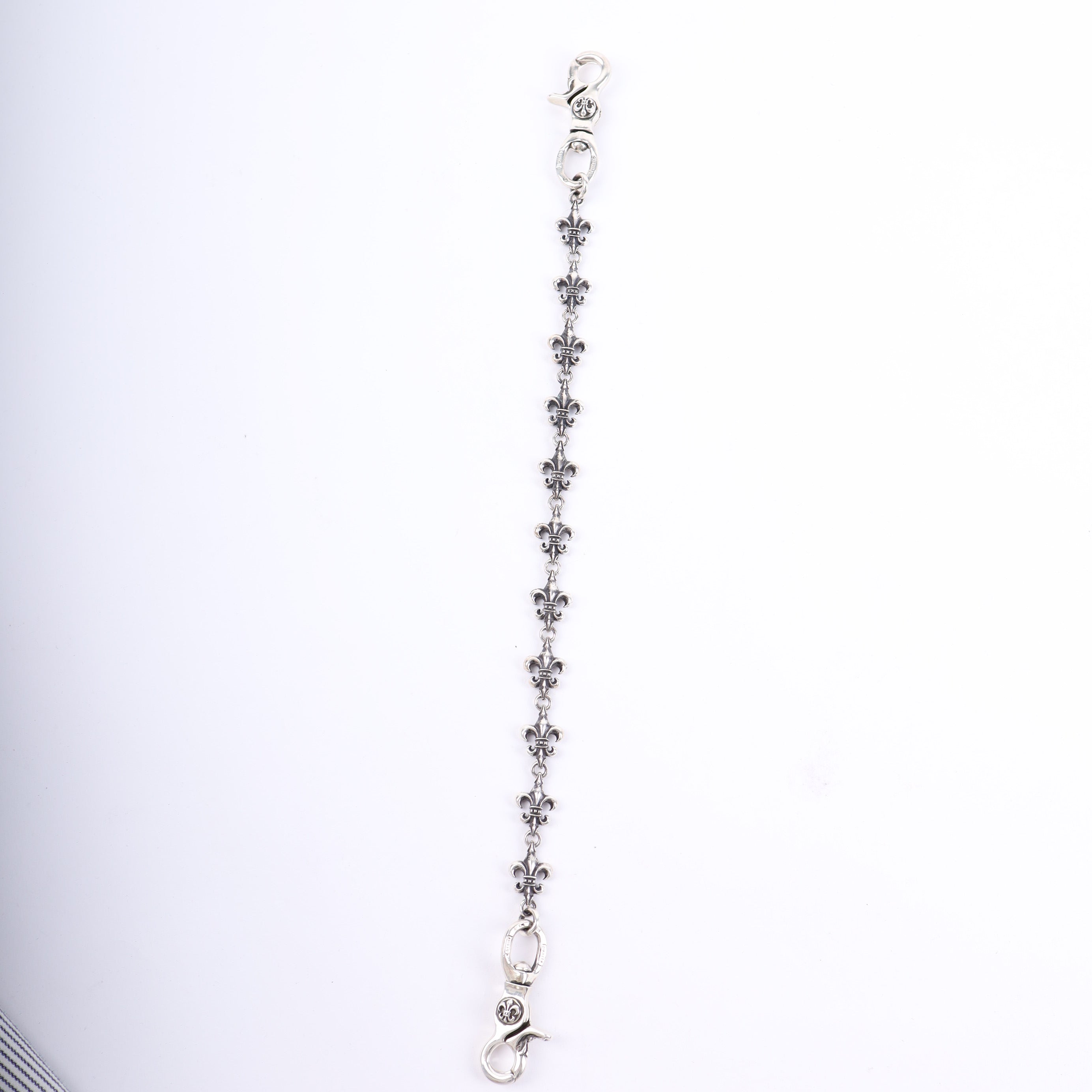 【鑑定済】CHROMEHEARTS floralcrossKeychain CHROME HEARTS FLEUR DE LIS WALLET CHAIN 11 LINK – Starchive