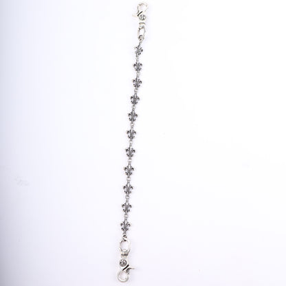 CHROME HEARTS FLEUR DE LIS WALLET CHAIN 11 LINK