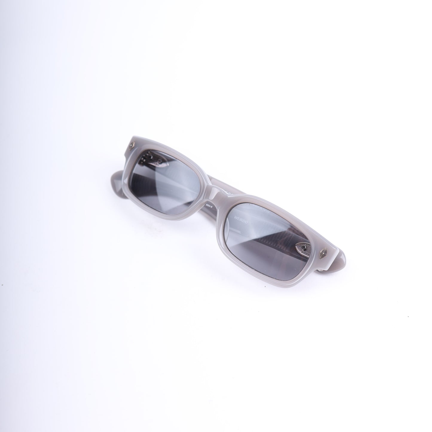 CHROME HEARTS GREY WEIRDO SUNGLASSES
