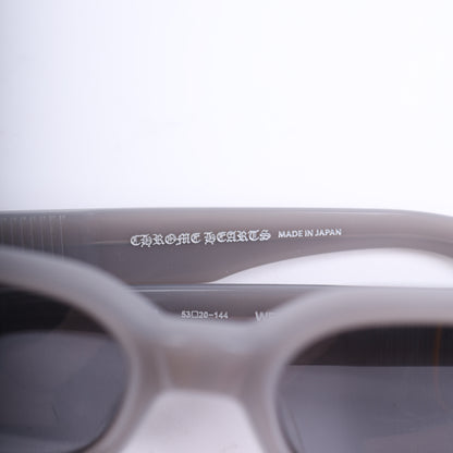 CHROME HEARTS GREY WEIRDO SUNGLASSES