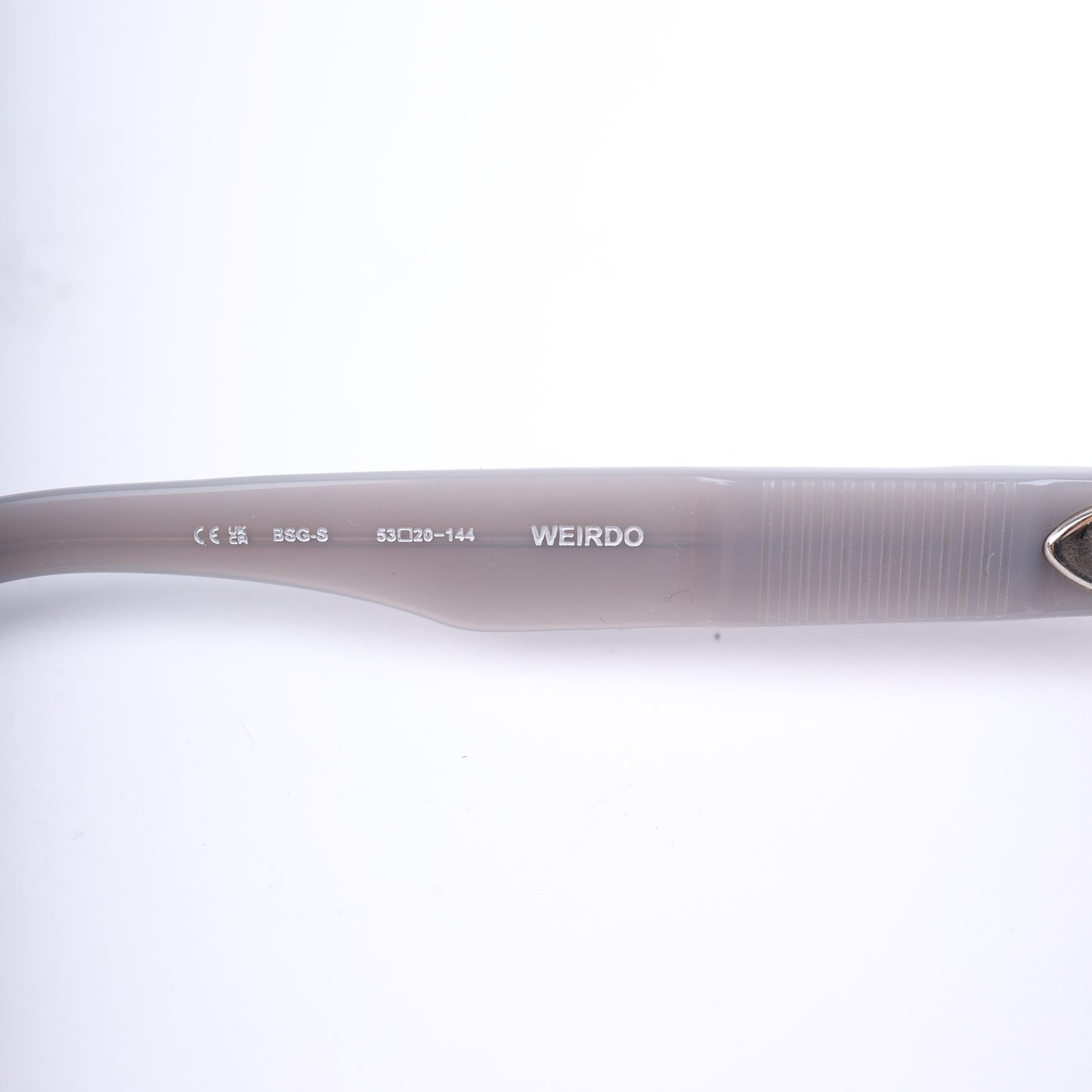 CHROME HEARTS GREY WEIRDO SUNGLASSES