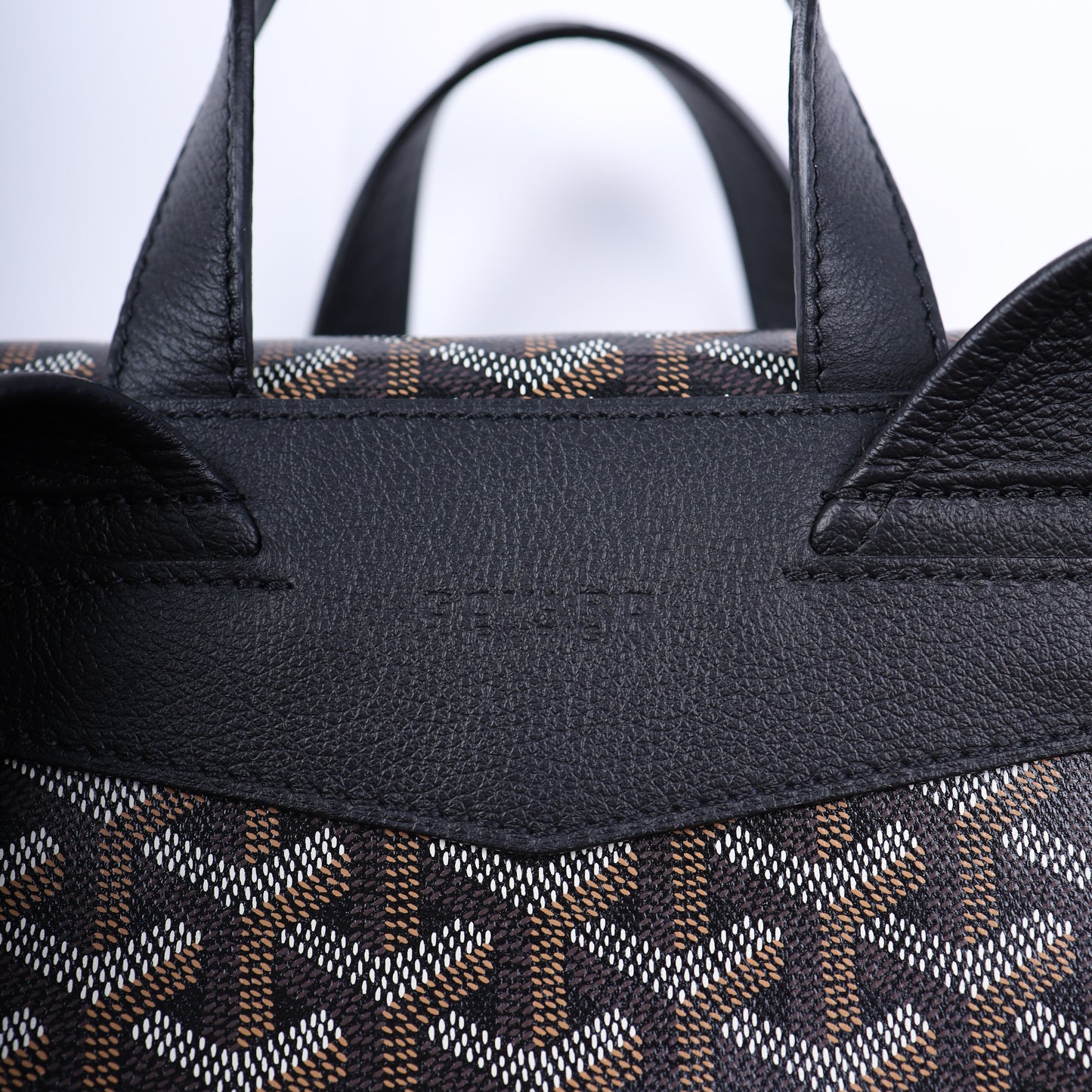 GOYARD CISALPIN BLACK BACKPACK